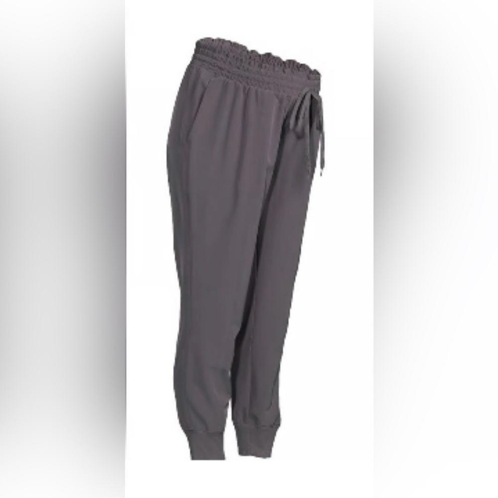 2 Time and Tru women's relaxed fit maternity jogger pants.